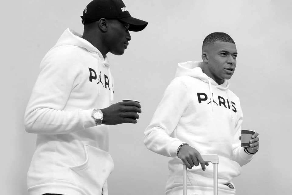 Air Jordan Paris Saint-Germain PSG logo Printing Autumn Hoodies 'Black -  KICKS CREW