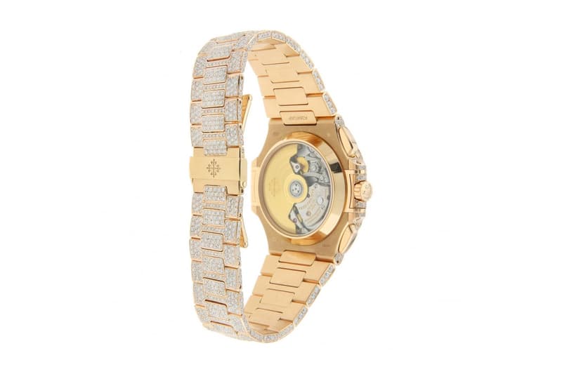 Patek Philippe Diamond Encrusted Nautilus Watch Hypebeast