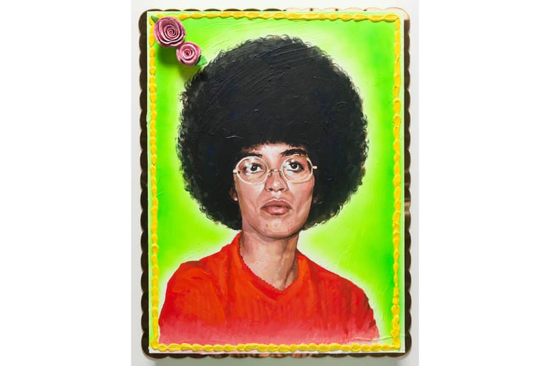 patrick martinez exhibition fort gansevoort artworks cake paintings neon artwork