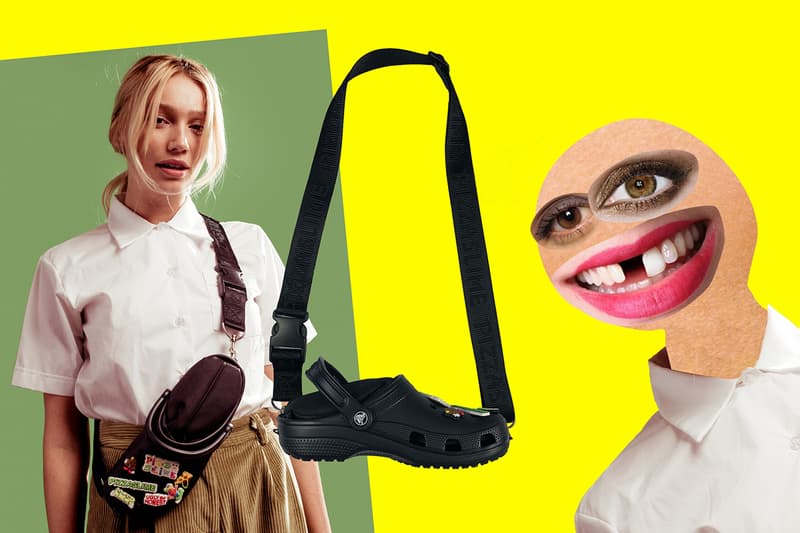 Crocs Collaboration With PizzaSlime Bag Release shoes crossbody bag