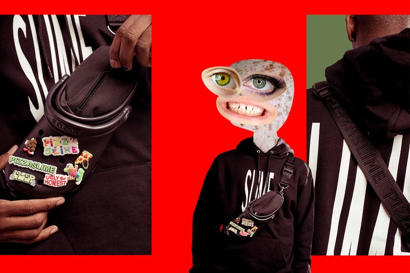 Crocs Collaboration With PizzaSlime Bag Release shoes crossbody bag