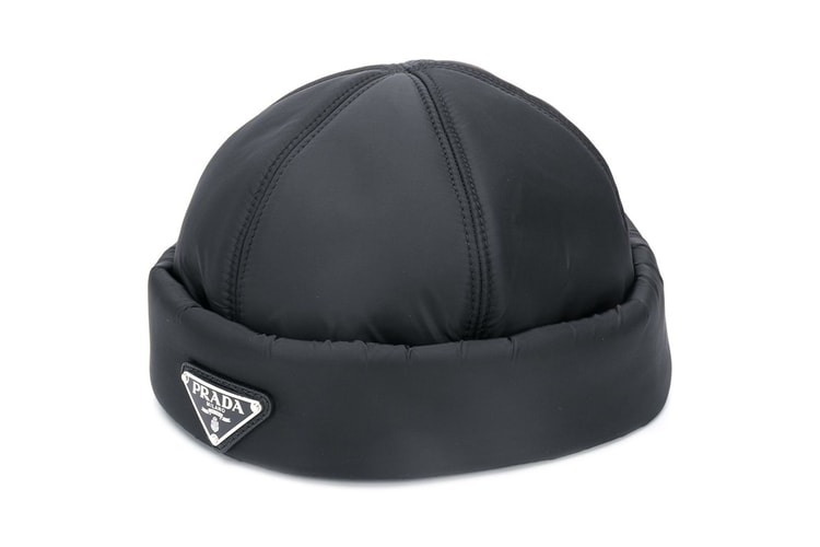Prada Reinterprets the Beanie in a Waterproof Padded-Nylon
