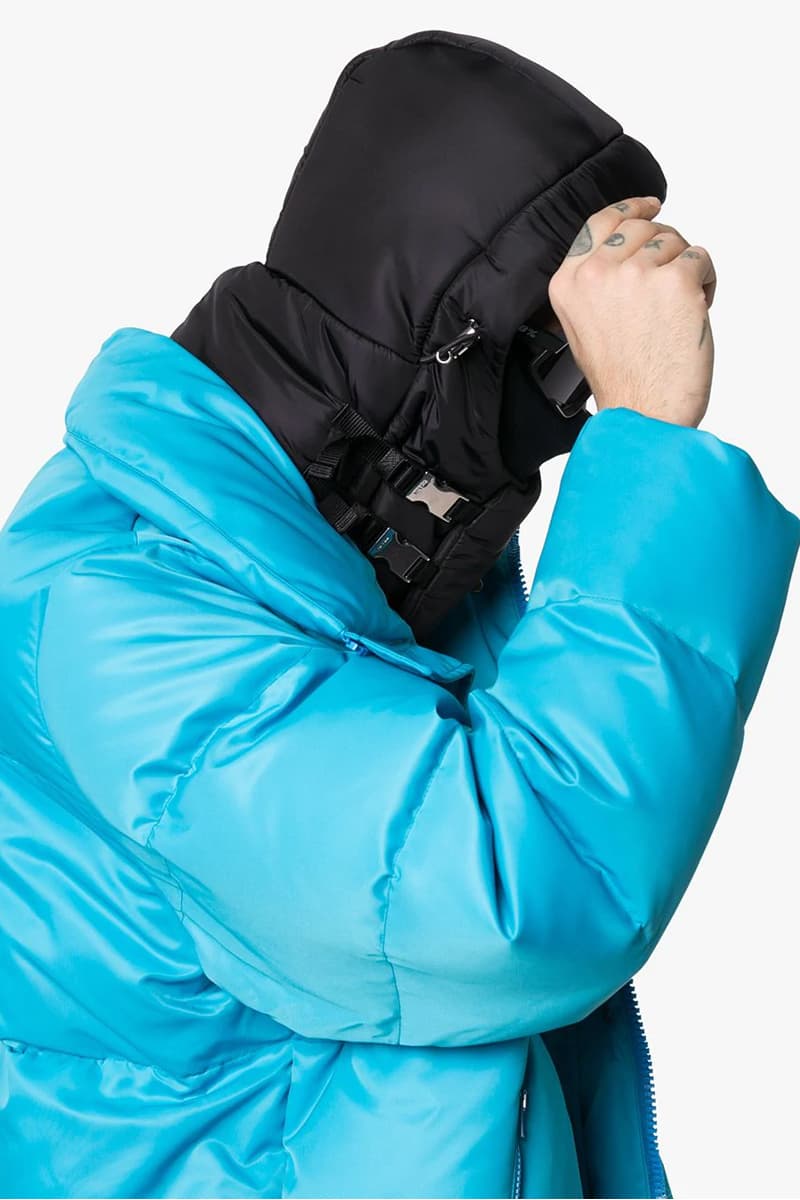 Prada Black Buckle Balaclava Release fashion info headwear accessories padded