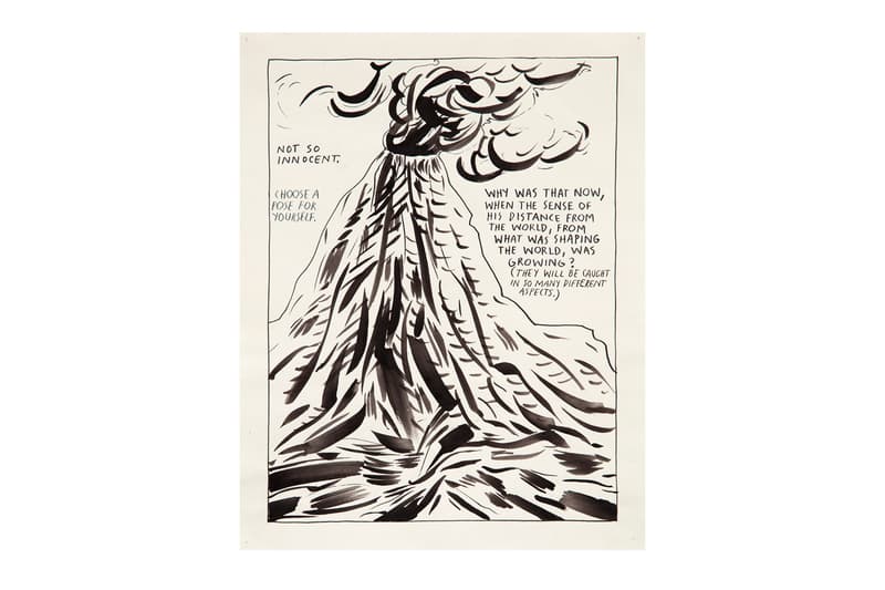 raymond pettibon ink drawings david zwirner online viewing room artworks