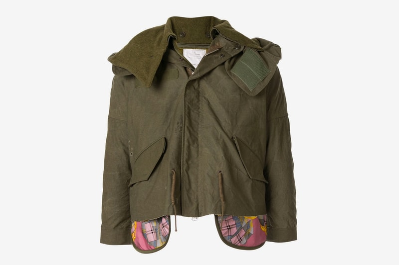 READYMADE Layered Style Jacket Green Cropped Release Info Date One of a kind handmade Japanese Cut Fishtail Parka Jackets