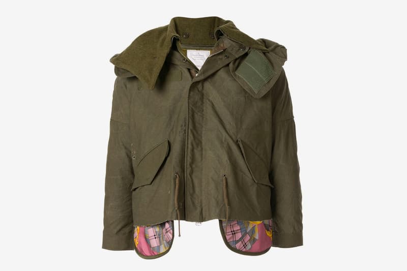 READYMADE Layered Style Jacket Green Cropped Release Info Date One of a kind handmade Japanese Cut Fishtail Parka Jackets