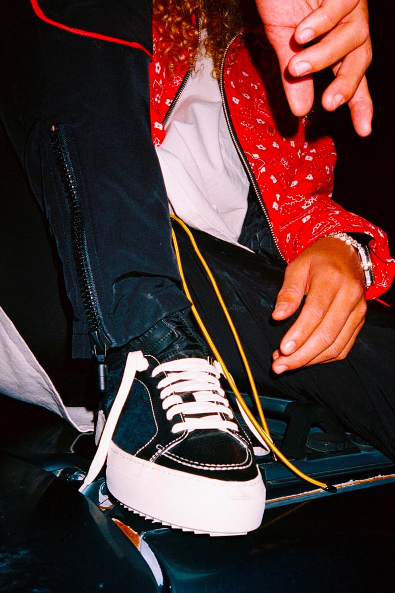 RHUDE RH 1 V1 Low High Top Release Teaser Black White Release Info Date metal