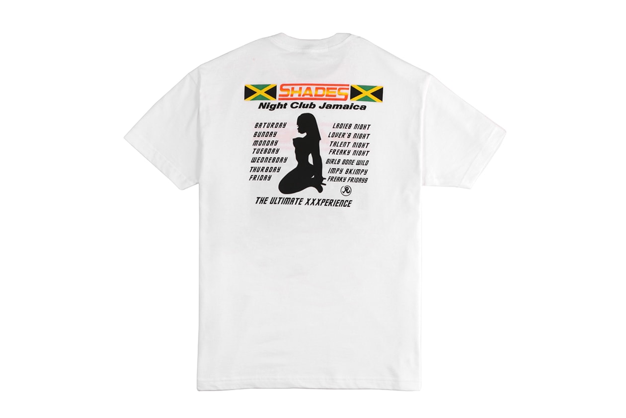 Richardson shades jamaica nightclub exotic dancers strippers tee shirt long sleeve hoodie key chain pouch towel slide sandals