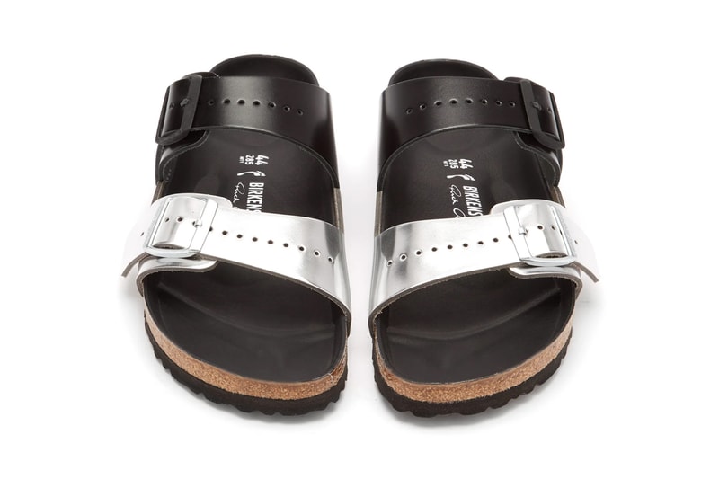 Rick Owens Birkenstock Arizona Release Info Date Cream Silver Black Leather Sandals Spring Summer 2019