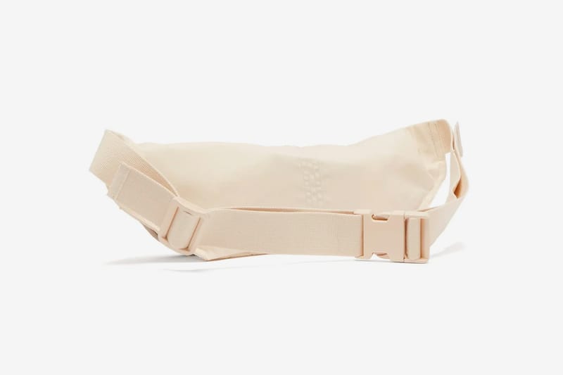 beige belt bag