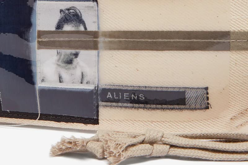 Rick Owens DRKSHDW Aliens Canvas Belt Bag Release white beige matchesfashion.com closer look buy cop purchase
