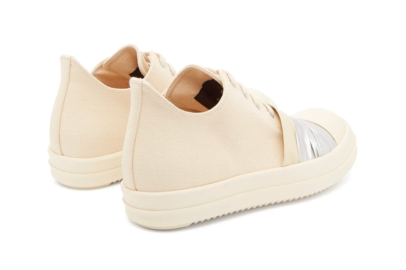 Rick Owens DRKSHDW Duck Tape Ramones Low Top Release Cream White