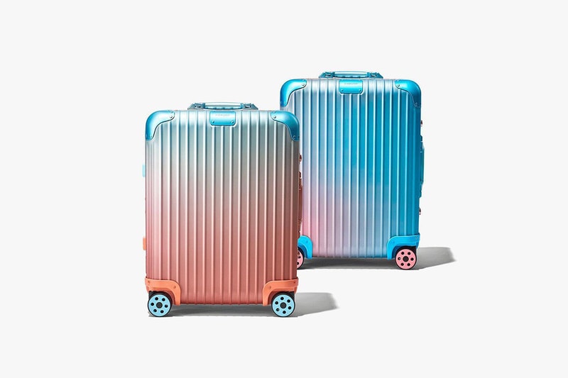Rimowa x Alex Israel Suitcase Collaboration suitcases travel luggage art paintings los angeles 