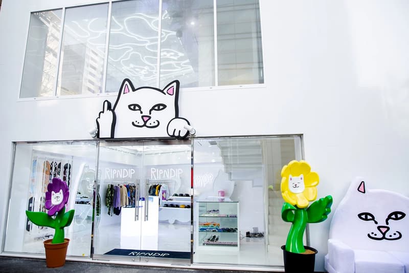 A Look Inside the New RIPNDIP Tokyo Flagship Store apparel accessories footwear images opening date February 9 info address