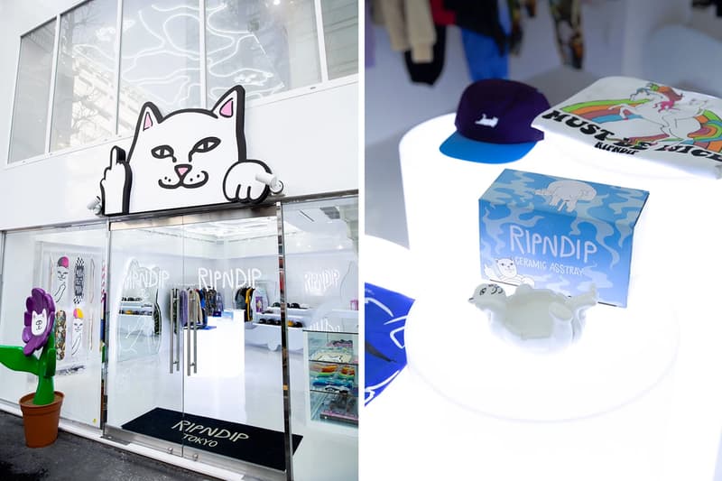 A Look Inside the New RIPNDIP Tokyo Flagship Store apparel accessories footwear images opening date February 9 info address