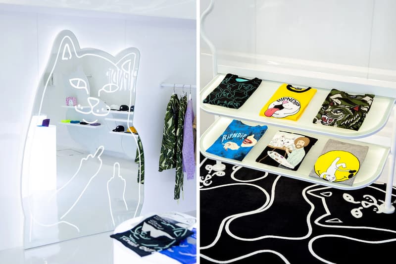 A Look Inside the New RIPNDIP Tokyo Flagship Store apparel accessories footwear images opening date February 9 info address