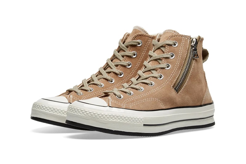 RIRI Zipper Converse Chuck Taylor All Star '70 Release Info Brown Leather Sand Suede Black Canvas