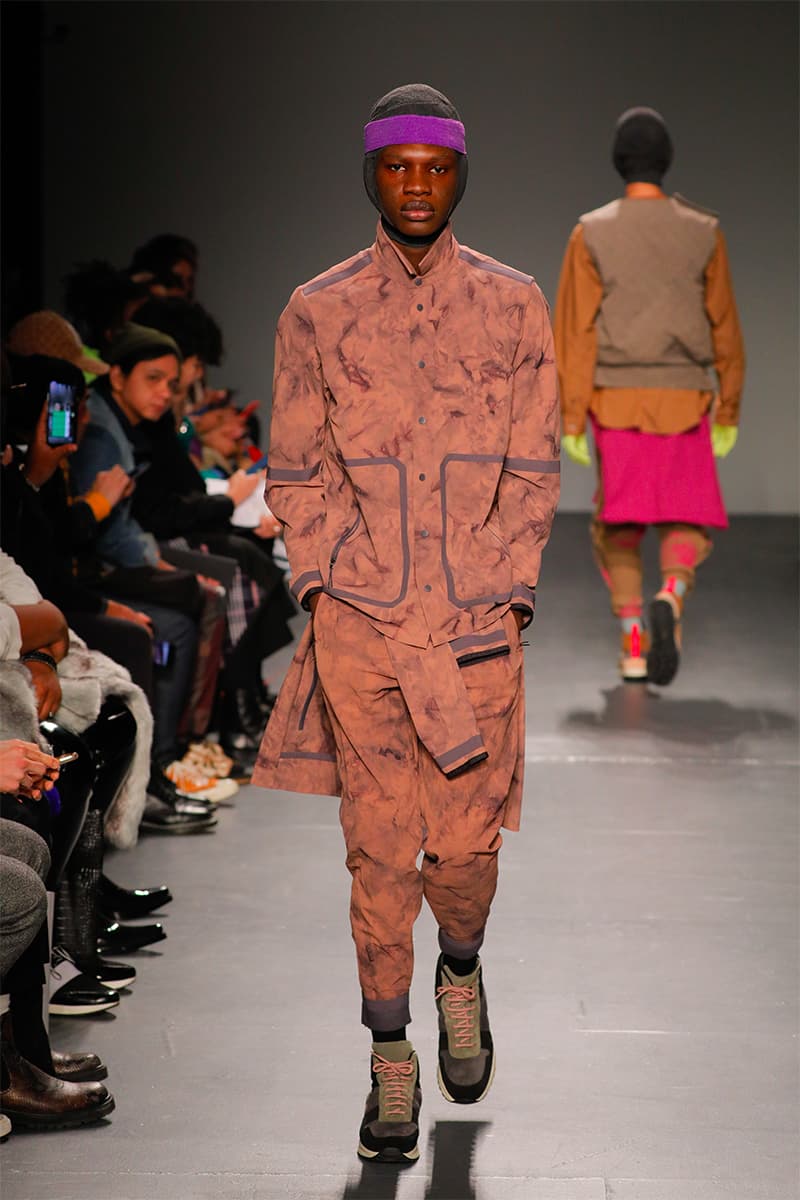 Robert Geller Fall Winter 2019 NYFW Show Runway Mens New York Fashion Week lululemon common projects shoes