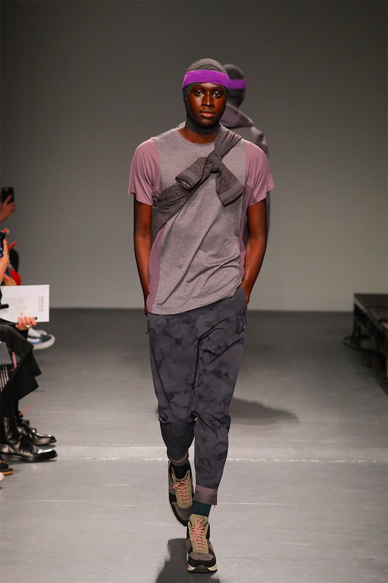 Robert Geller Fall Winter 2019 NYFW Show Runway Mens New York Fashion Week lululemon common projects shoes