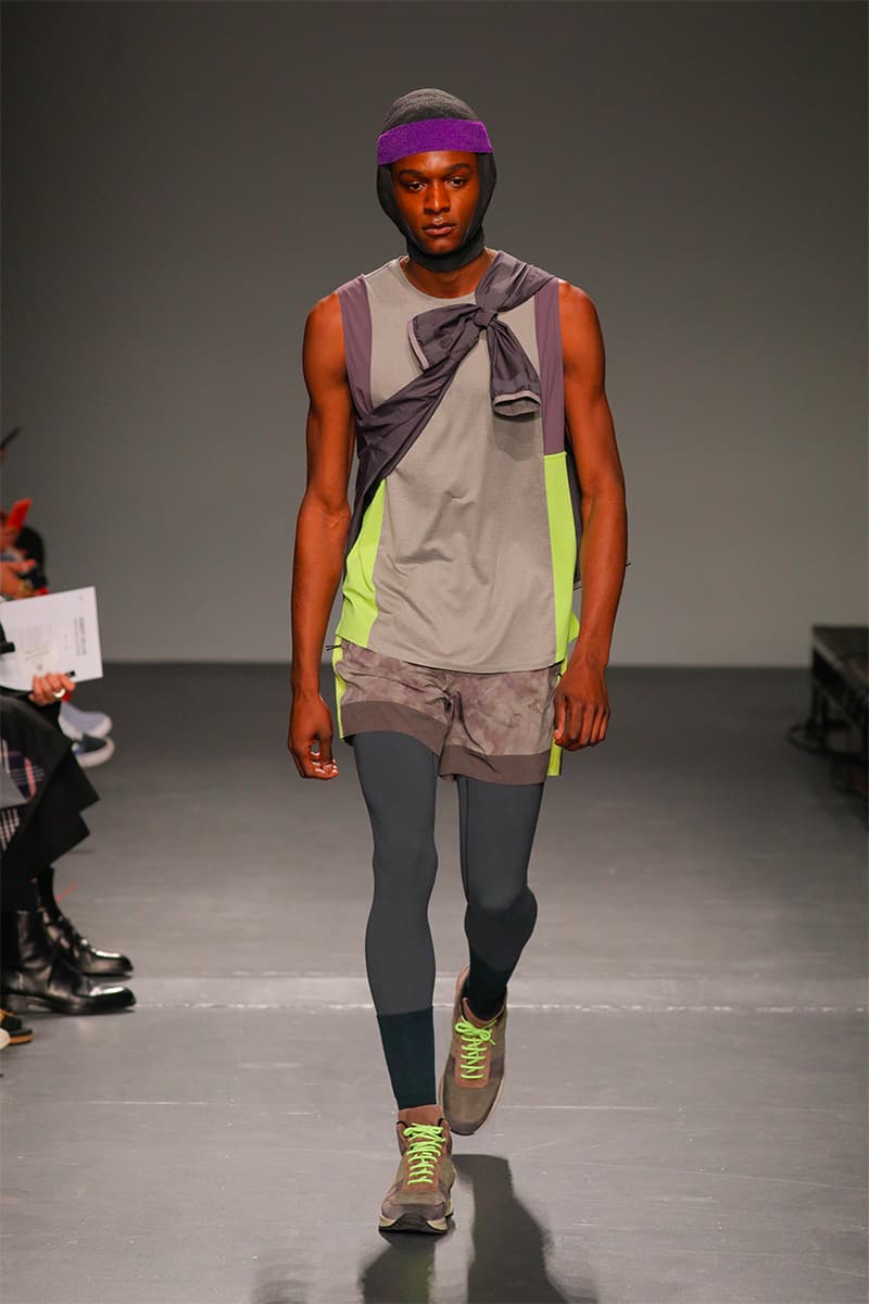 Robert Geller Fall Winter 2019 NYFW Show Runway Mens New York Fashion Week lululemon common projects shoes