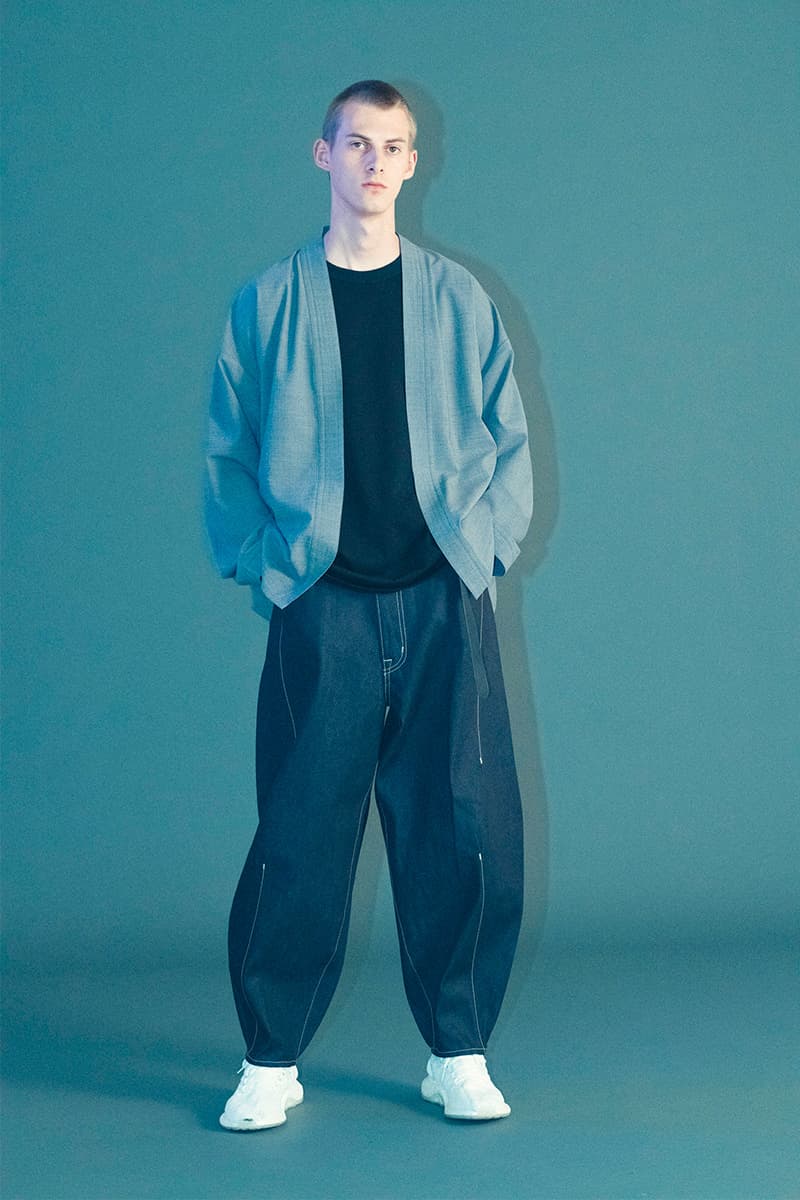 ROTOL Spring/Summer 2019 Lookbook japan workwear americana 3m jeans stitch detailing kimono haori jeans denim orange neon earthy tone coverall outwear jacket tshirt shirt tailoring tailor