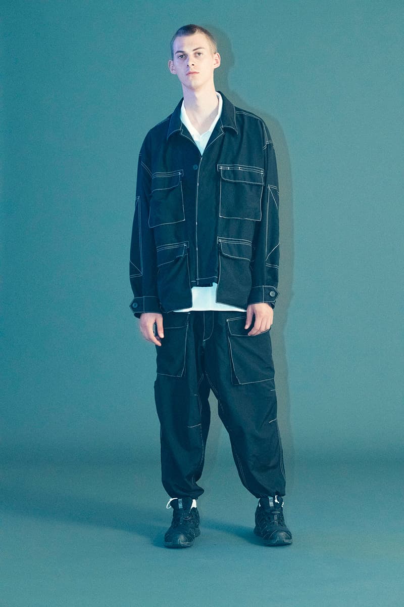 ROTOL Spring/Summer 2019 Lookbook japan workwear americana 3m jeans stitch detailing kimono haori jeans denim orange neon earthy tone coverall outwear jacket tshirt shirt tailoring tailor 