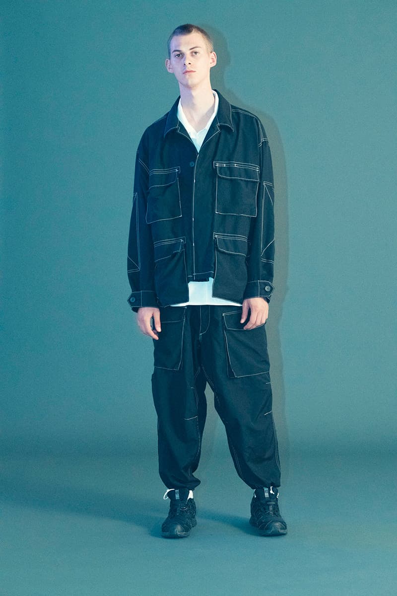 ROTOL Spring/Summer 2019 Lookbook japan workwear americana 3m jeans stitch detailing kimono haori jeans denim orange neon earthy tone coverall outwear jacket tshirt shirt tailoring tailor