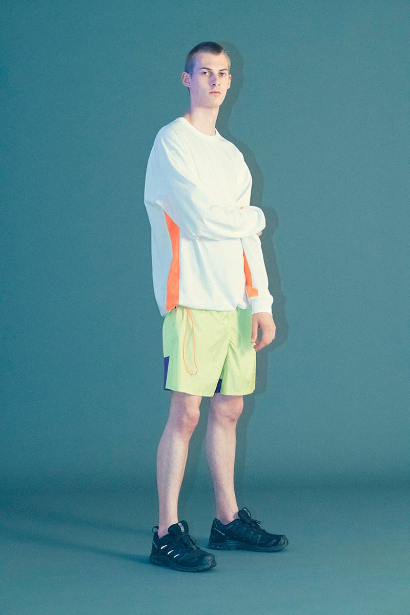 ROTOL Spring/Summer 2019 Lookbook japan workwear americana 3m jeans stitch detailing kimono haori jeans denim orange neon earthy tone coverall outwear jacket tshirt shirt tailoring tailor