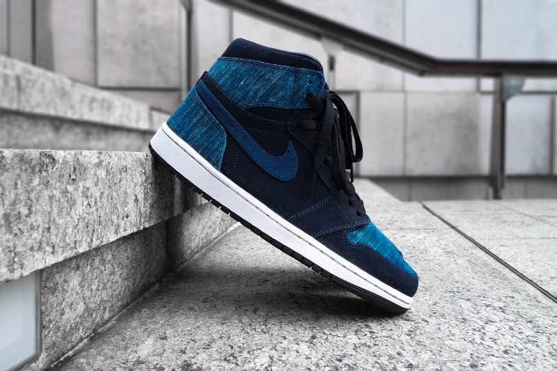 Simple Union Nike Air Jordan 1 Denim Custom jeans blue hand crafted 