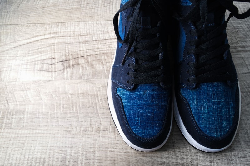 Simple Union Nike Air Jordan 1 Denim Custom jeans blue hand crafted 