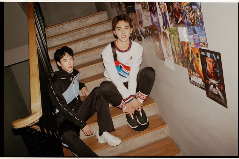 Skechers NEX7 D'Lites Color Pack, chinese boy band, Chunky Dad ugly Sneaker all white 