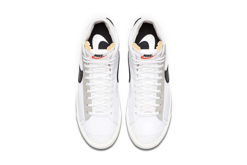 slam jam nike blazer mid class of 1977 white black sail nike sportswear footwear 2019 february