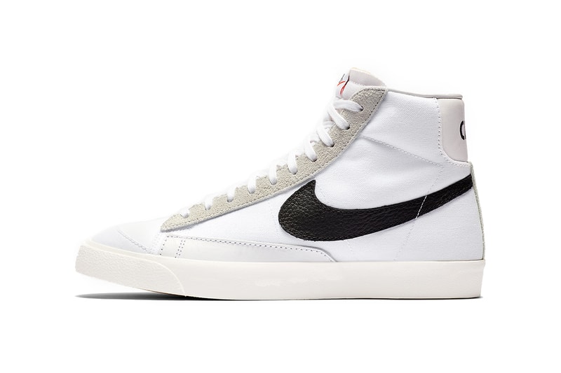 slam jam nike blazer mid class of 1977 white black sail nike sportswear footwear 2019 february