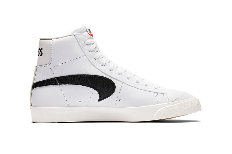 slam jam nike blazer mid class of 1977 white black sail nike sportswear footwear 2019 february