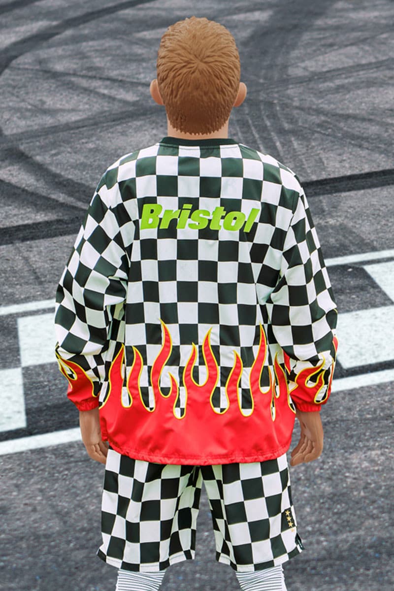 SOPHNET.'s F.C.Real Bristol SS19 Lookbook soccer football spring summer 2019 nascar racing track