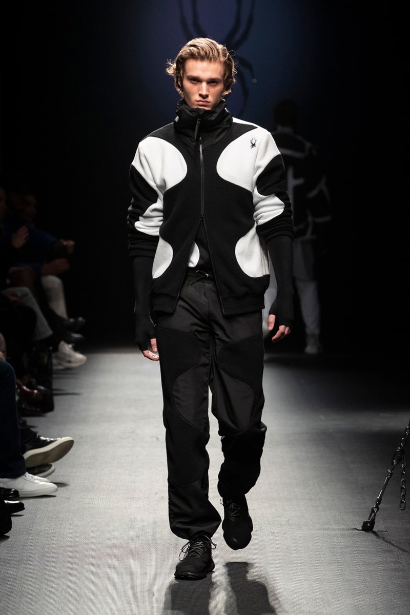 Spyder Debuts Fall/Winter 2019 Collection Sleek Tech-wear Retro-Inspired Streetwear tracksuits fleece sweatshirts oversized puffers 90s