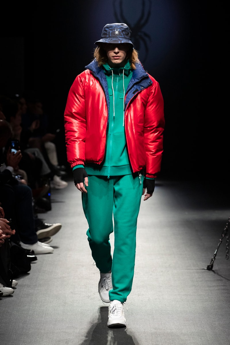 Spyder Debuts Fall/Winter 2019 Collection Sleek Tech-wear Retro-Inspired Streetwear tracksuits fleece sweatshirts oversized puffers 90s