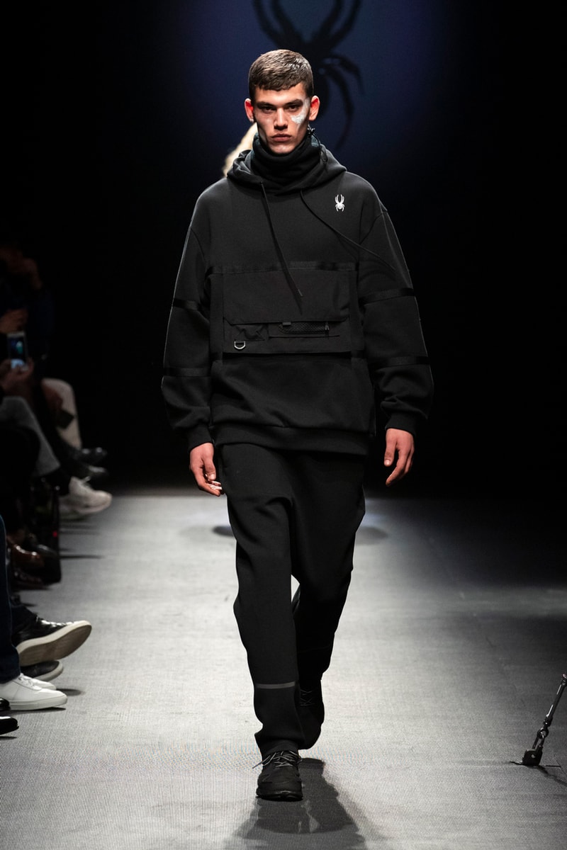 Spyder Debuts Fall/Winter 2019 Collection Sleek Tech-wear Retro-Inspired Streetwear tracksuits fleece sweatshirts oversized puffers 90s