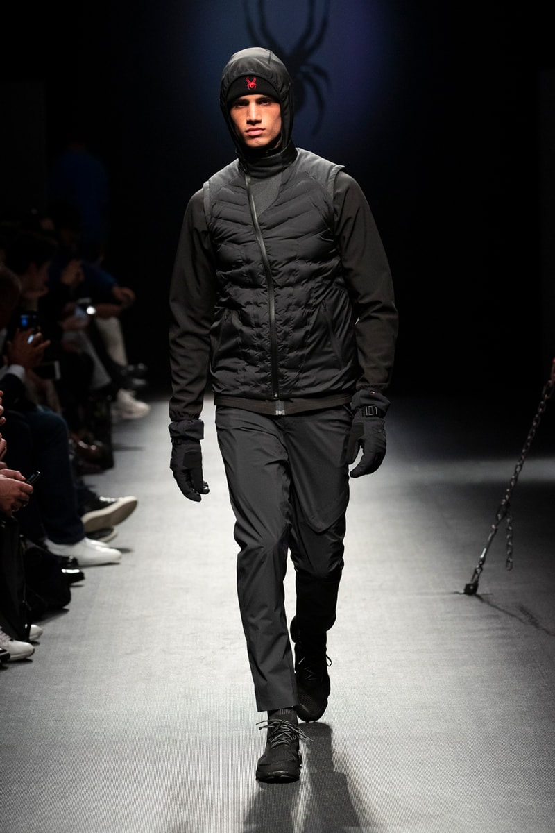 Spyder Debuts Fall/Winter 2019 Collection Sleek Tech-wear Retro-Inspired Streetwear tracksuits fleece sweatshirts oversized puffers 90s