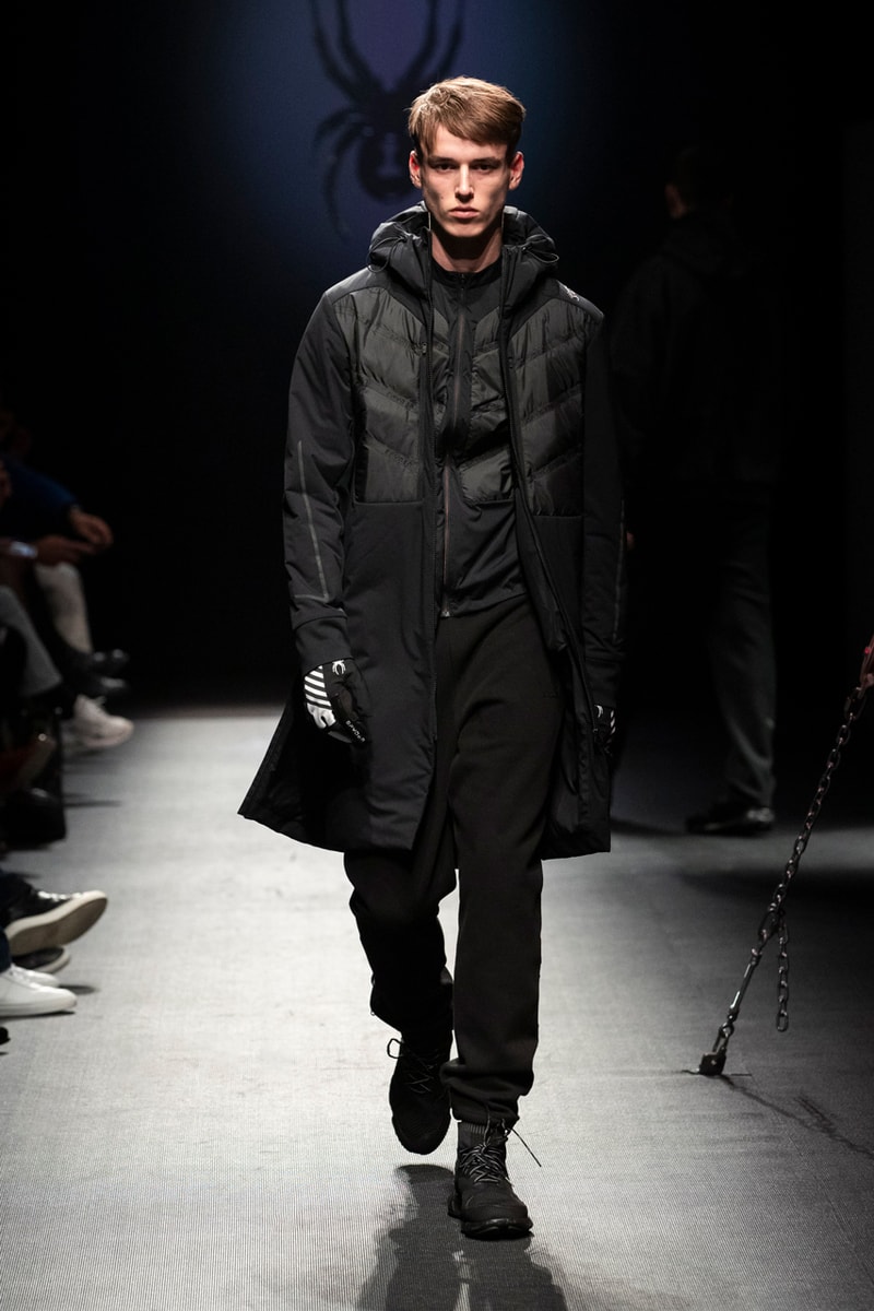 Spyder Debuts Fall/Winter 2019 Collection Sleek Tech-wear Retro-Inspired Streetwear tracksuits fleece sweatshirts oversized puffers 90s