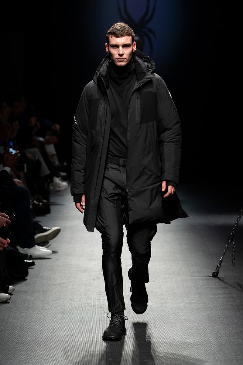 Spyder Debuts Fall/Winter 2019 Collection Sleek Tech-wear Retro-Inspired Streetwear tracksuits fleece sweatshirts oversized puffers 90s