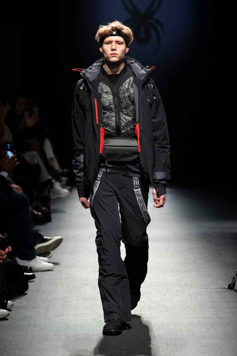 Spyder Debuts Fall/Winter 2019 Collection Sleek Tech-wear Retro-Inspired Streetwear tracksuits fleece sweatshirts oversized puffers 90s
