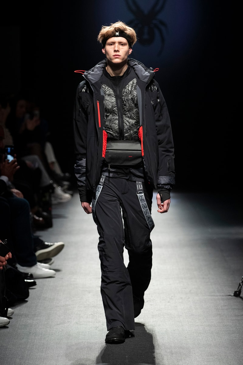 Spyder Debuts Fall/Winter 2019 Collection Sleek Tech-wear Retro-Inspired Streetwear tracksuits fleece sweatshirts oversized puffers 90s