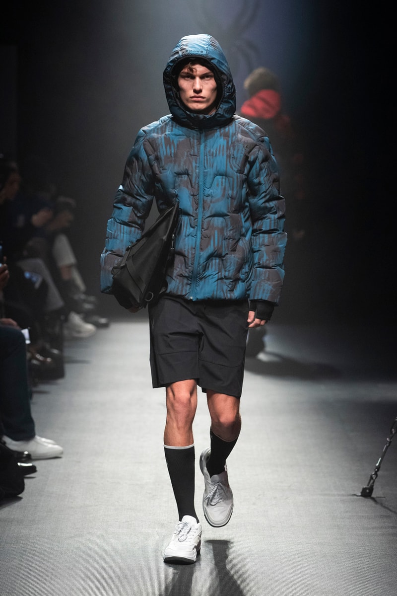 Spyder Debuts Fall/Winter 2019 Collection Sleek Tech-wear Retro-Inspired Streetwear tracksuits fleece sweatshirts oversized puffers 90s