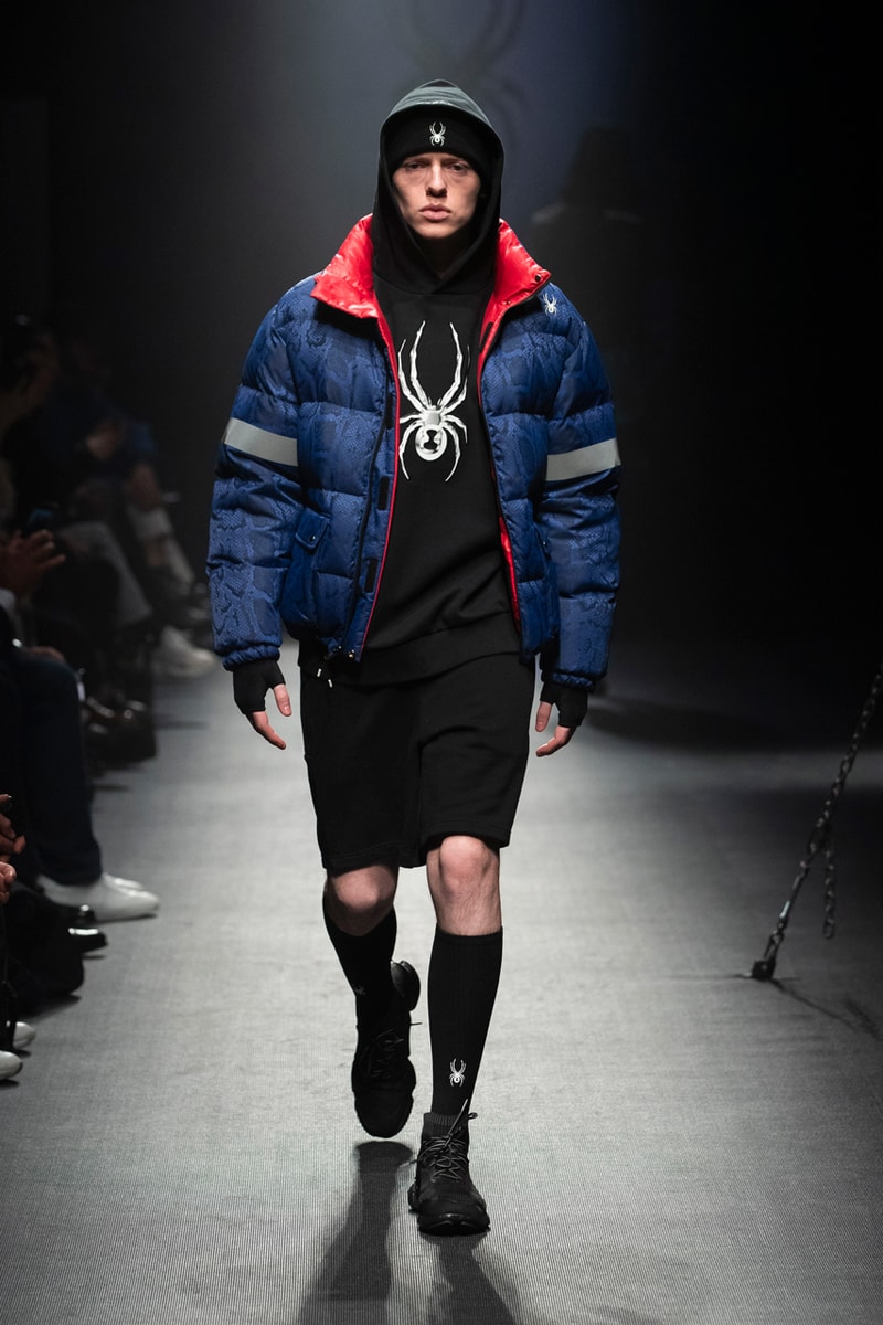 Spyder Debuts Fall/Winter 2019 Collection Sleek Tech-wear Retro-Inspired Streetwear tracksuits fleece sweatshirts oversized puffers 90s