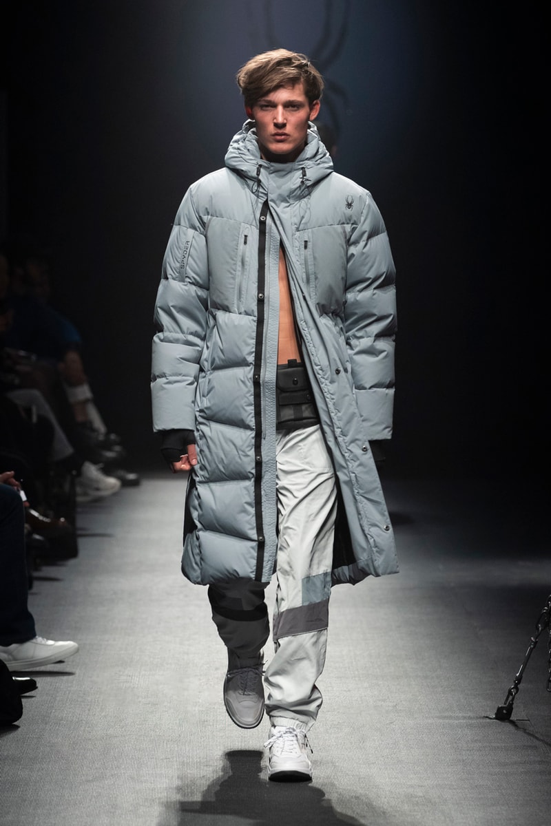 Spyder Debuts Fall/Winter 2019 Collection Sleek Tech-wear Retro-Inspired Streetwear tracksuits fleece sweatshirts oversized puffers 90s