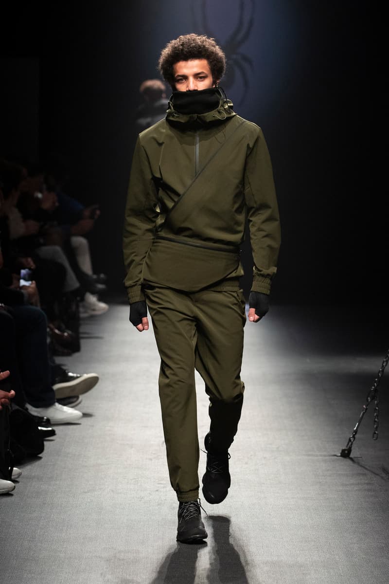 Spyder Debuts Fall/Winter 2019 Collection Sleek Tech-wear Retro-Inspired Streetwear tracksuits fleece sweatshirts oversized puffers 90s