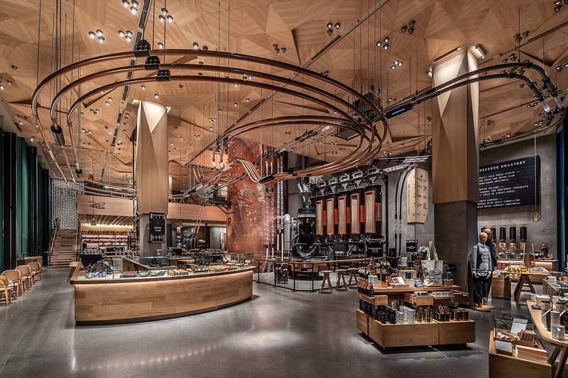 Starbucks Reserve Roastery Tokyo Kengo Kuma Look Inside Launch Opening Details Interior Design Inspiration