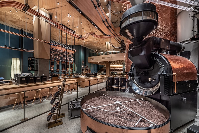 Starbucks Reserve Roastery Tokyo Kengo Kuma Look Inside Launch Opening Details Interior Design Inspiration