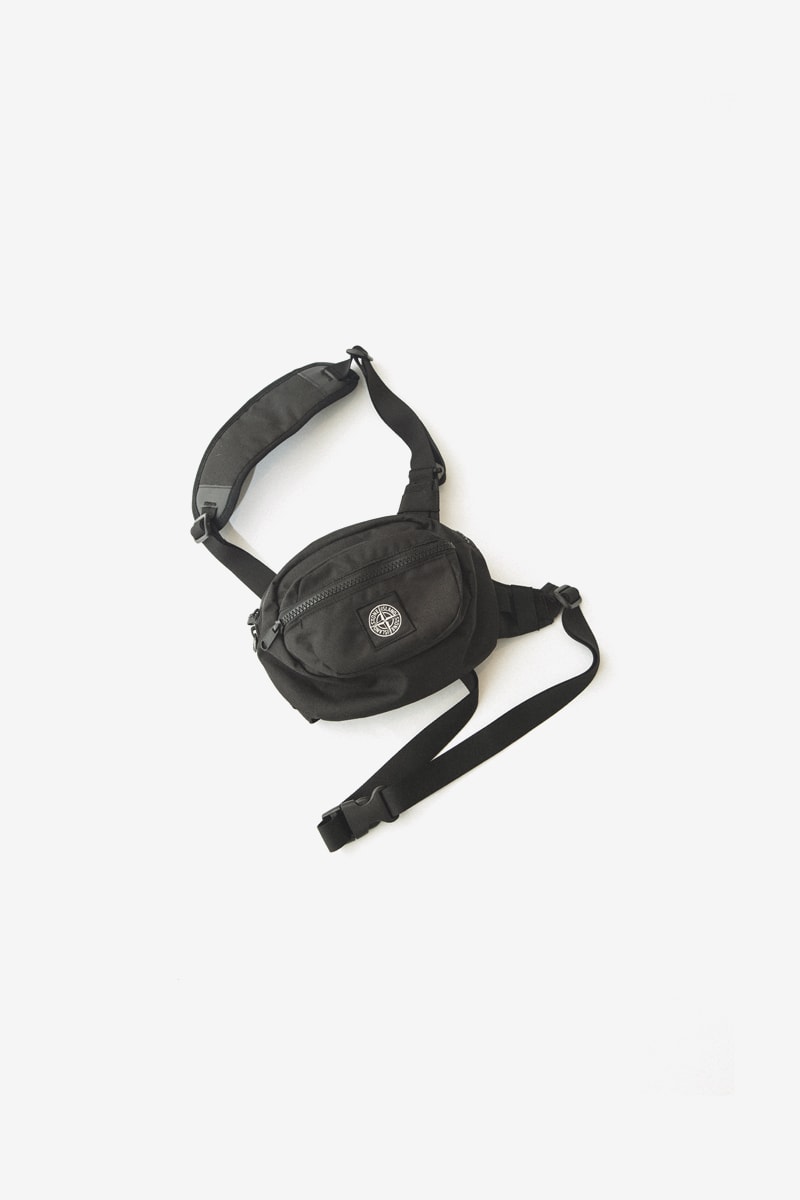 Stone Island Drops More For Its Shadow Project SS19 Collection green black bomber over shirt puffer jacket chest rig white t shirt info release drop date images apparel accessories